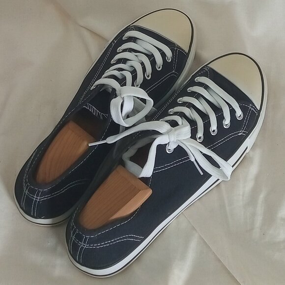 Mens OT Revolution Canvas Sneakers, Black, Size 10 M - Picture 6 of 9